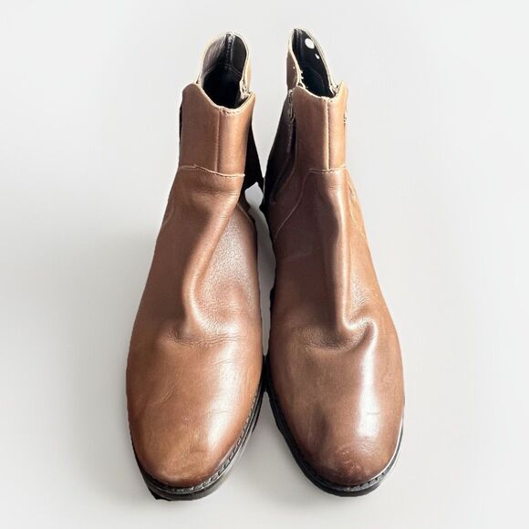 Cole Haan Lyla Brown Leather Waterproof Boot Bootie Women’s 9.5B - Picture 4 of 7